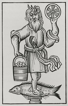 Crodon, Idol of the ancient Saxons, 1656, (1878).  Creator: Unknown.