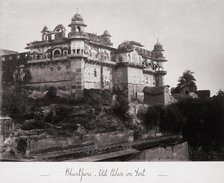 Bhurtpore - Old Palace in Fort, Late 1860s. Creator: Samuel Bourne.