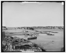 Peak's i.e. Peaks Island from Fort Scammell, Portland, Me., c1905. Creator: Unknown.