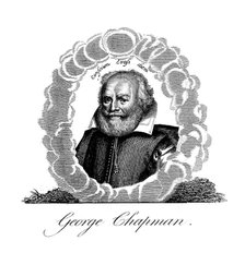 George Chapman, English dramatist, translator, poet and classical scholar, (19th century). Artist: Unknown