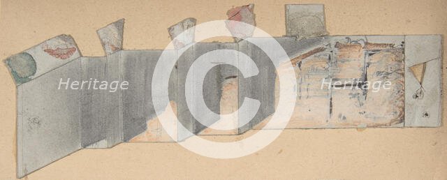 Design for a Stage Set at the Opéra, Paris, 1830-90. Creator: Eugene Ciceri.