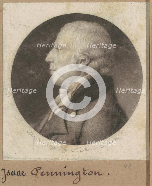 Isaac Penington, 1802. Creator: Charles Balthazar Julien Févret de Saint-Mémin.