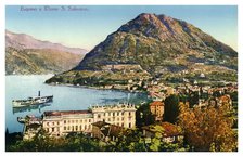 Lugano and Monte San Salvatore, Switzerland, 20th century. Artist: Unknown