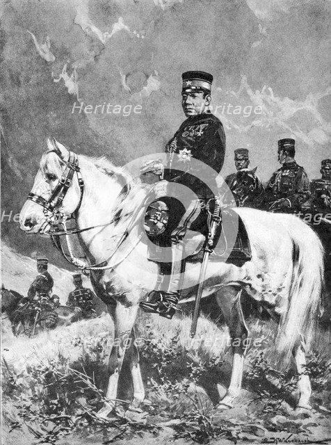 Prince Iwao Oyama, Russo-Japanese War, 1904-5. Artist: Unknown