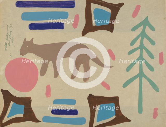 Bedspread, 1935/1942. Creator: Majel G. Claflin.