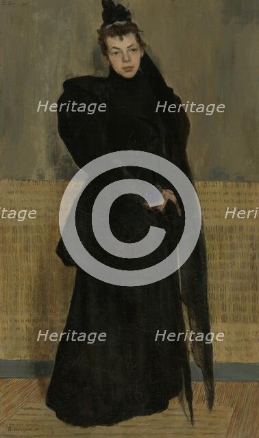 Louise in Mourning, 1894. Creator: Henri Evenepoel.