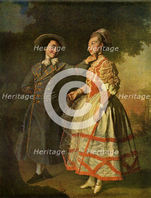 'Khovanskaya and Khrushcheva', 1773, (1939). Creator: Dmitry Levitsky.