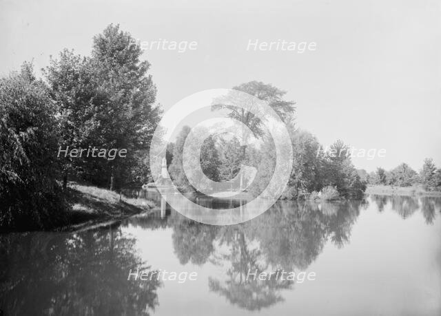 Palmer Park, the lake, between 1880 and 1899. Creator: Unknown.