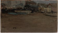 Low Tide, 1883-1884. Creator: James Abbott McNeill Whistler.