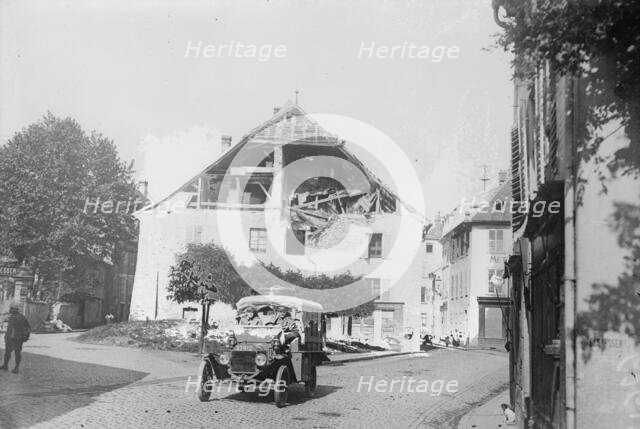 American Ambulance at Thann, Alsace, between c1915 and c1920. Creator: Bain News Service.