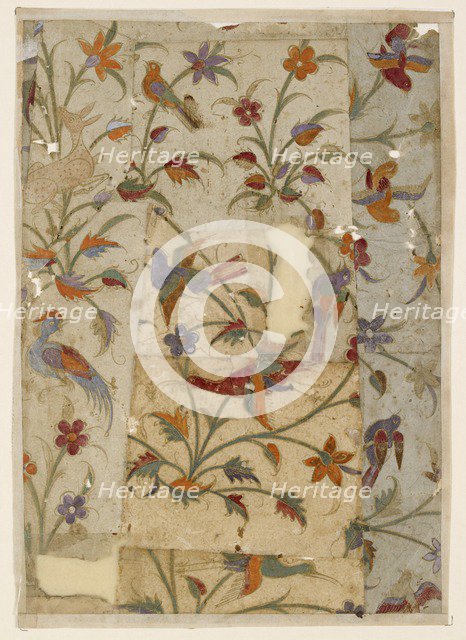 Birds and flowers, 17th century. Artist: Unknown.