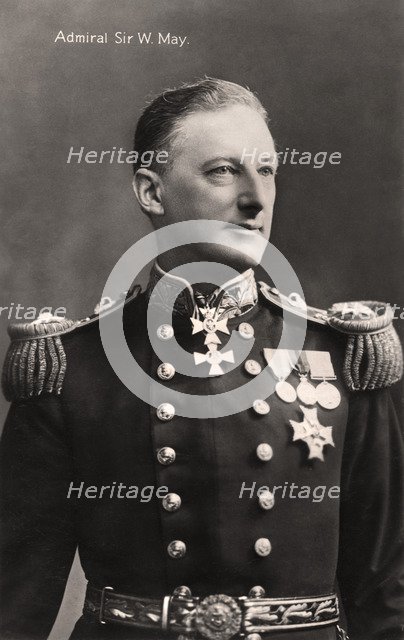 Admiral Sir W May, early 20th century.Artist: Lafayette