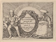 Title Plate, 1621. Creator: Willem Pietersz. Buytewech.