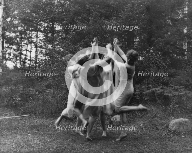 Four dancing figures, n.d.. Creator: Frances Benjamin Johnston.