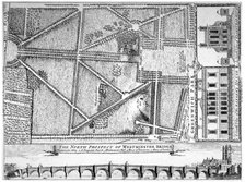 Plan of Greenwich Park, Greenwich, London, 1749. Artist: Anon