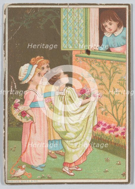 Valentine, 1883. Creator: Catherine Greenaway.