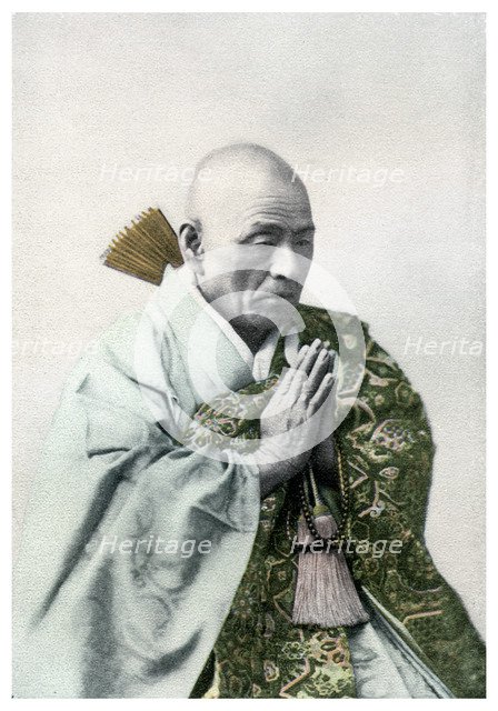 A Buddhist priest, 1904. Artist: Unknown