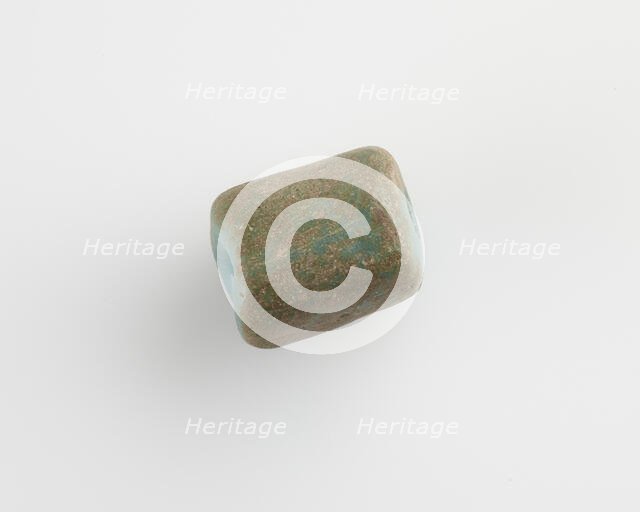 Bead, hexagonal, Roman Period, 30 BCE-395 CE. Creator: Unknown.