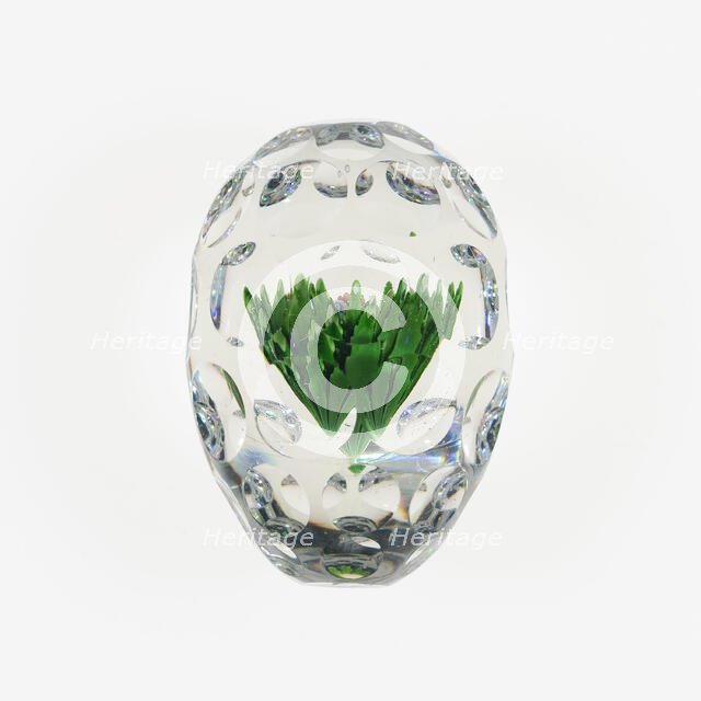 Paperweight, France, c. 1845-60. Creator: Saint-Louis Glassworks.