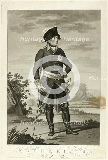 Frederick II, Roi de Prusse, n.d. Creator: Johann Friedrich Jügel.
