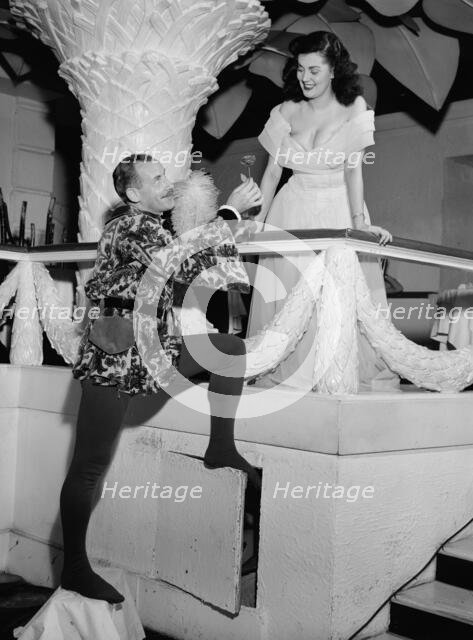 Portrait of Larry Clinton and Betty George, Copacabana(?), New York, N.Y., ca. Sept. 1947. Creator: William Paul Gottlieb.