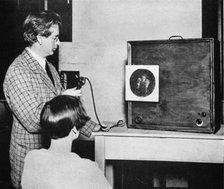 John Logie Baird (1888-1946), Scottish electrical engineer and pioneer of television, 1920s. Artist: Unknown