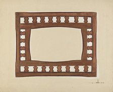 Zoar Picture Frame, c. 1937. Creator: James Drake.