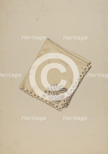 Economy Handkerchief, c. 1938. Creator: Katherine Hastings.
