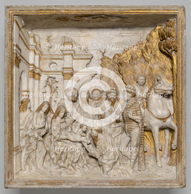 The Adoration of the Magi, 1484. Creators: Benedetto Briosco, Tomaso Cazzaniga.