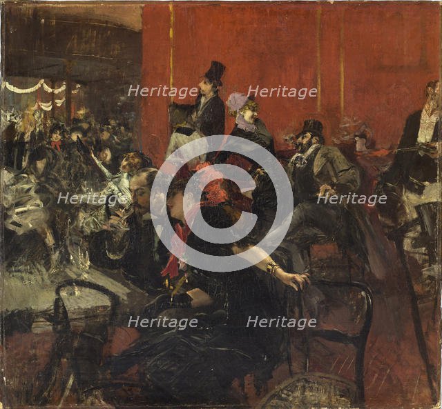 Feast Scene, c. 1889. Artist: Boldini, Giovanni (1842-1931)