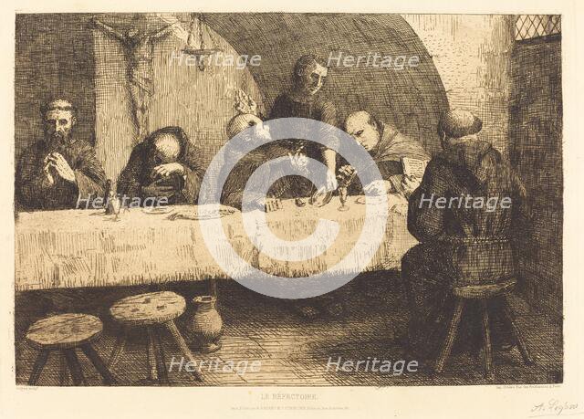The Refectory (Le refectoire). Creator: Alphonse Legros.