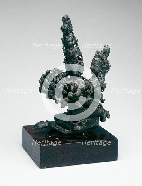 Tantric Goddess Kamakala and Spouse in Ritual Embrace (yab-yum), 14th/15th century. Creator: Unknown.