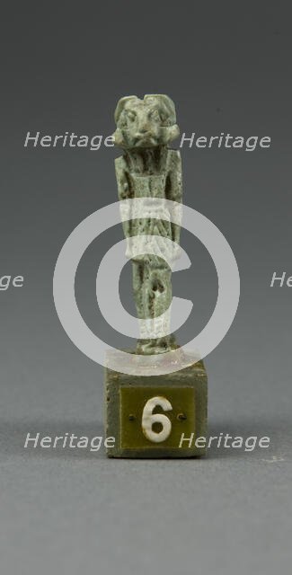 Amulet of the God Khnum, Egypt, Third Intermediate Period, Dynasty 21-25 (1070-656 BCE). Creator: Unknown.