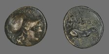 Coin Depicting the Goddess Athena, 387-301 BCE. Creator: Unknown.