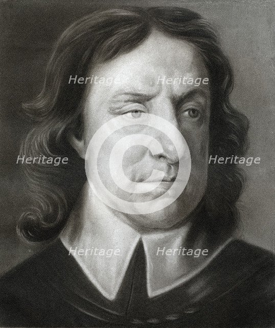 Oliver Cromwell, (1599-1658), English military leader and politician,1657, (1899).  Creator: Unknown.
