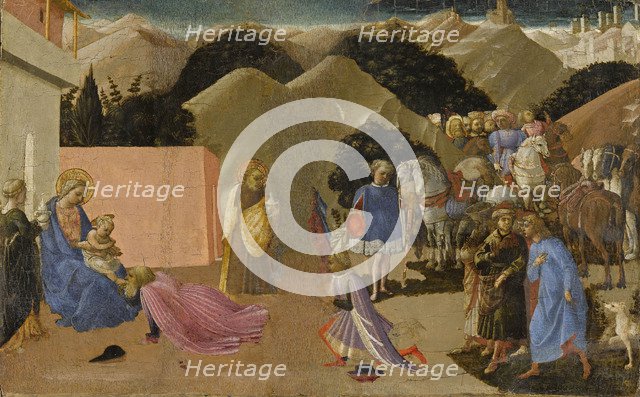 The Adoration of the Magi, ca 1445.