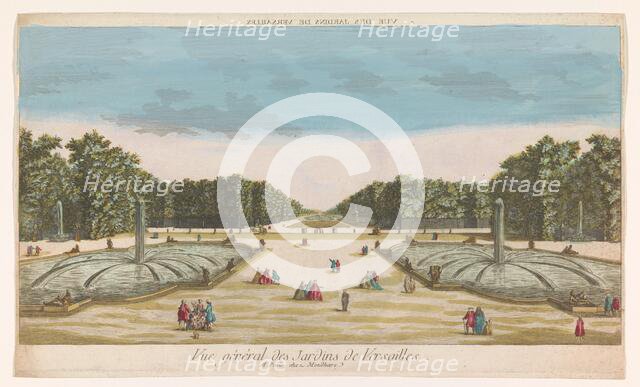 View of the Garden of Versailles, 1759-c.1796. Creator: Unknown.