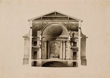Project of the Maltese Chapel at the Vorontsov Palace in Saint Petersburg, 1798-1800.