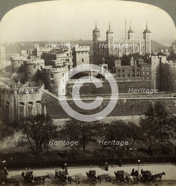 Tower of London, c late 19th century.Artist: Underwood & Underwood