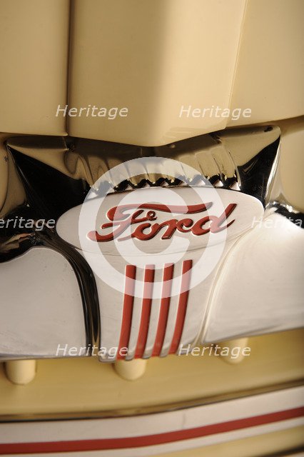 Ford woodie station wagon 1946. Artist: Simon Clay.