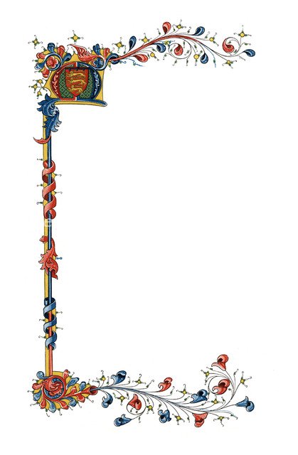 Initial letter 'M', c1410, (1843).Artist: Henry Shaw