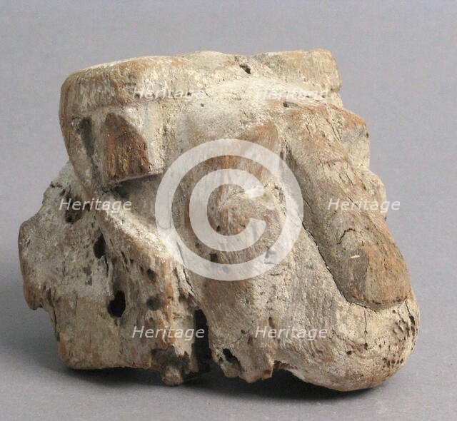 Head of Lion, Coptic, 4th-7th century. Creator: Unknown.