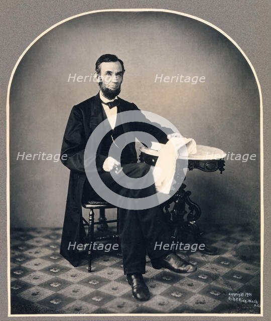 Abraham Lincoln, 1863, printed 1901. Creator: Alexander Gardner.