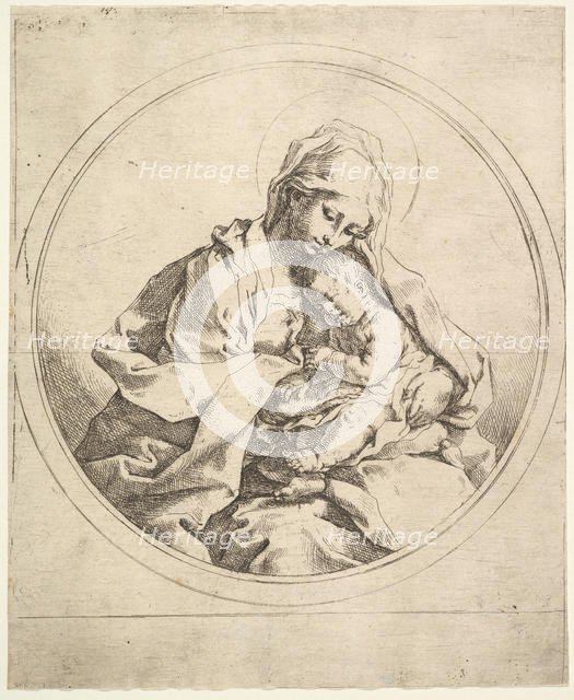 The Madonna and Child in the Round. Creator: Guido Reni.