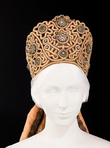 Headdress, Russian, 1795-1805. Creator: Unknown.