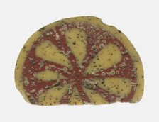 Fragment of an Inlay Depicting a Rosette, 1st century BCE-1st century CE. Creator: Unknown.