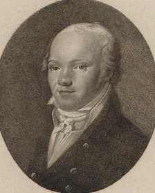 Portrait of the violinist and composer Andreas Romberg (1767-1821), c. 1800. Creator: Anonymous.