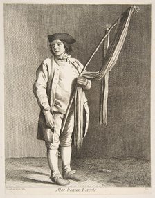 Laces Peddler, 1738. Creator: Caylus, Anne-Claude-Philippe de.