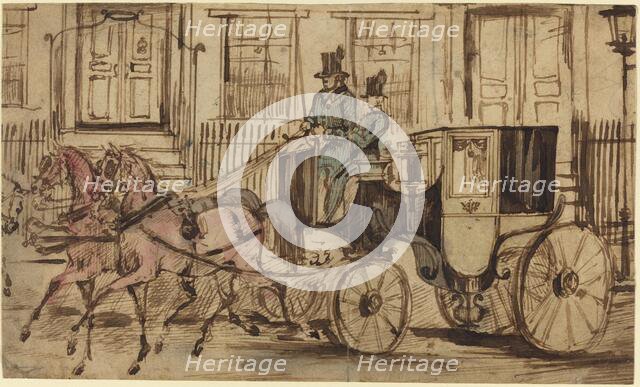 The Strawberry Roans. Creator: Constantin Guys.