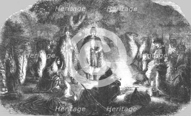 'Halt of Armenian Merchants', 1854. Creator: Unknown.